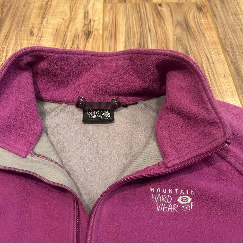 Mountain Hardwear Women’s Purple Softshell Jacket Outdoor Active Lightweight M - Picture 2 of 9